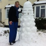 snowman_jo_beswick A brilliant snow Dalek by Jo Beswick, who insists its her boys who are huge Dr Who fans. We suspect Jo's quite a fan too :-)