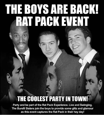 The Boys are Back Rat Pack Tribute Event – 4th May