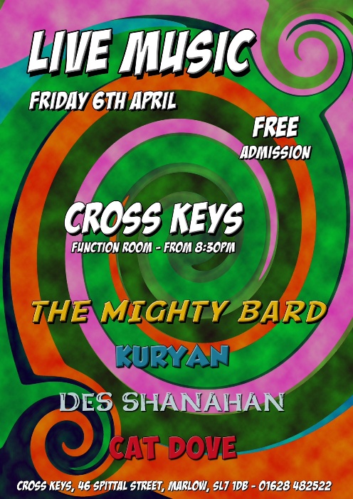 Cross Keys – Night of Live Music – Friday 6th