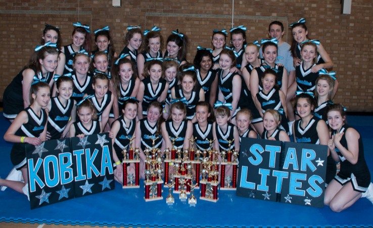 Kobika Starlites take home 11 trophies at national UK Cheerleading competition