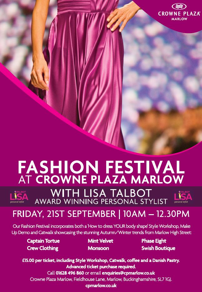 Fashion Festival at Crowne Plaza – Fri 21st Sep