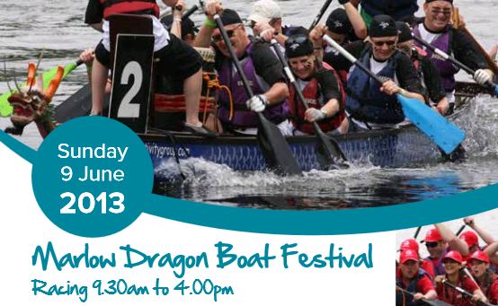 Marlow Dragon Boat Festival on Sun 9th Jun- taking entries now!