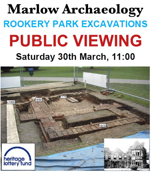 Marlow Archaeology: The Rookery Dig – Sat 30th March