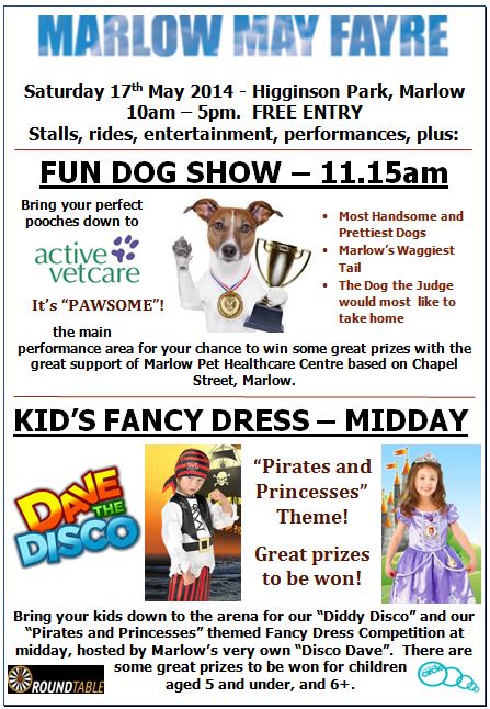 May Fayre – new activities for 2014.