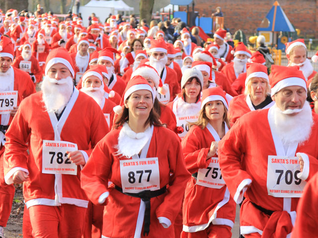 2,250 Santas to run through Marlow High Street this Christmas.