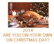 Are you on your own on Christmas Day 2014?