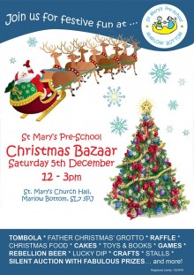 St Mary’s Pre-School Christmas Bazaar