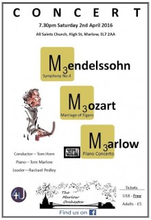 Marlow Orchestra concert: Mendelssohn, Mozart and Jazz