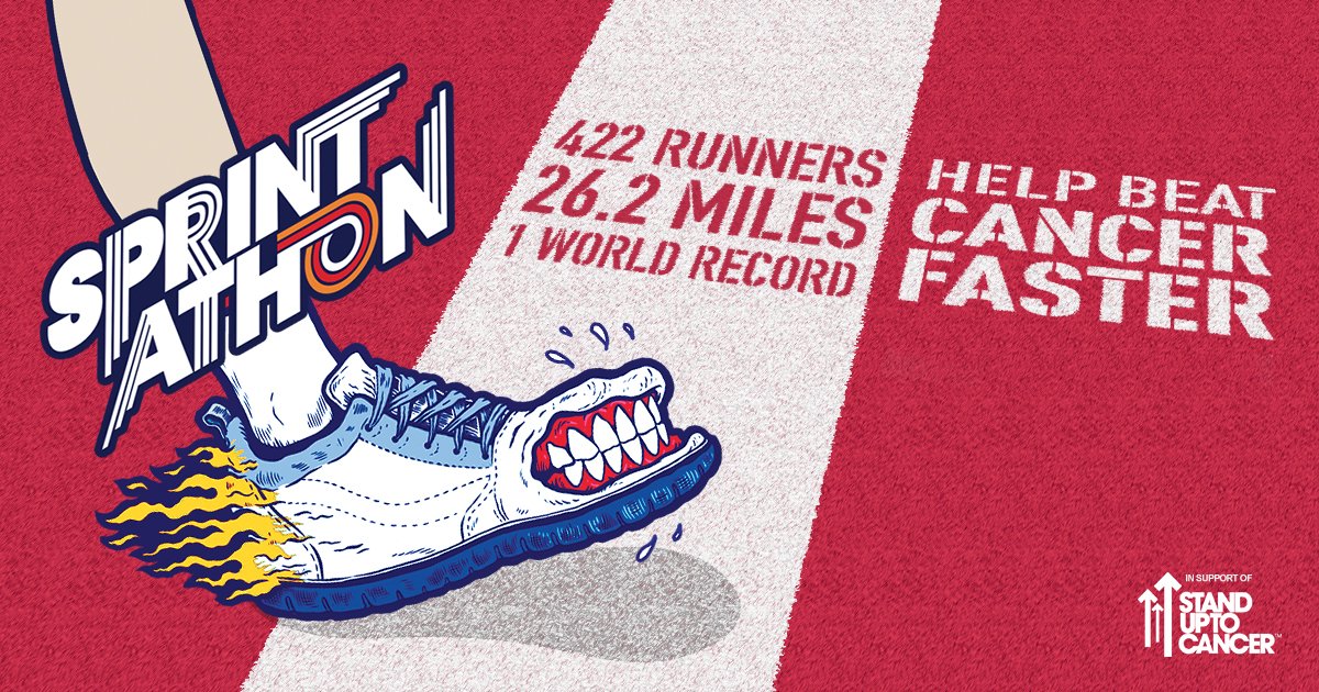 Charity Sprintathon – celebs and sport stars to help in world record attempt