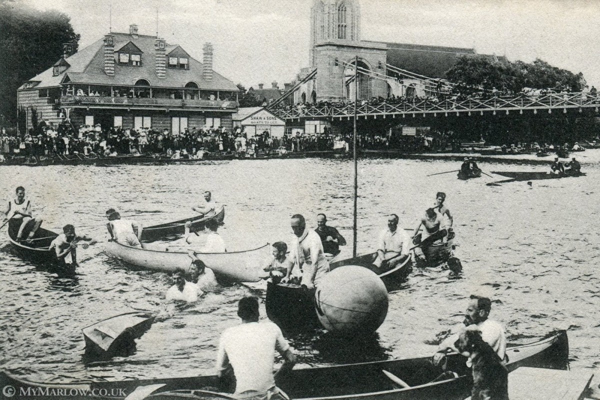 HISTORY: The rules of “Canoe Pushball” as played in Marlow