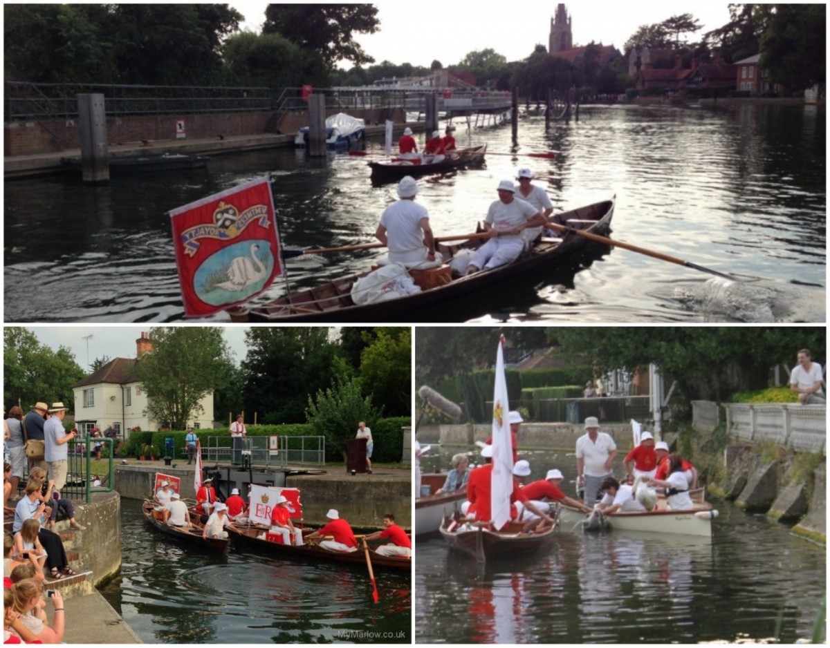 swan upping My Marlow