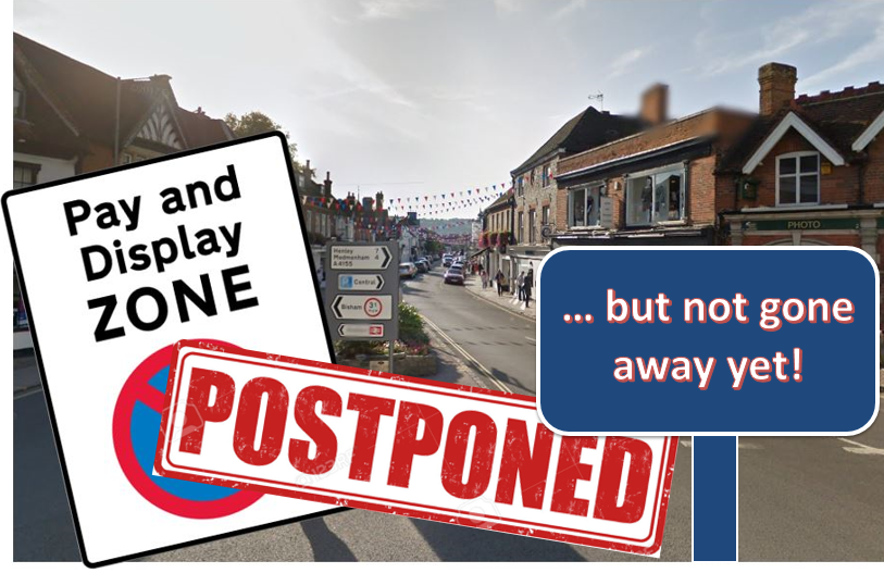 Town Centre paid parking? Delayed… but still wanted by Bucks County Council