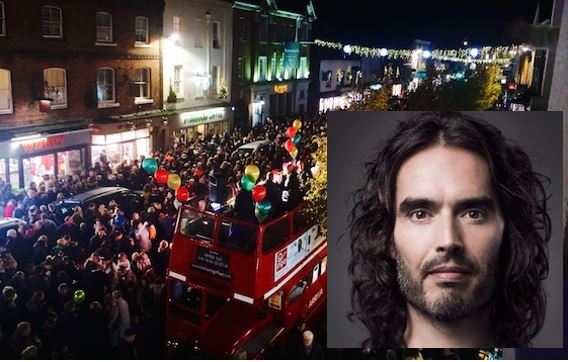 Russell Brand confirmed as “Switch On and Shop” celeb for 23rd Nov