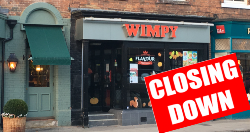 wimpy in marlow closing
