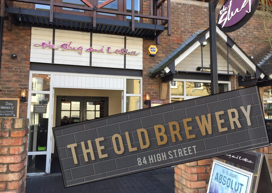 Goodbye “Slug & Lettuce”…. hello “The Old Brewery”