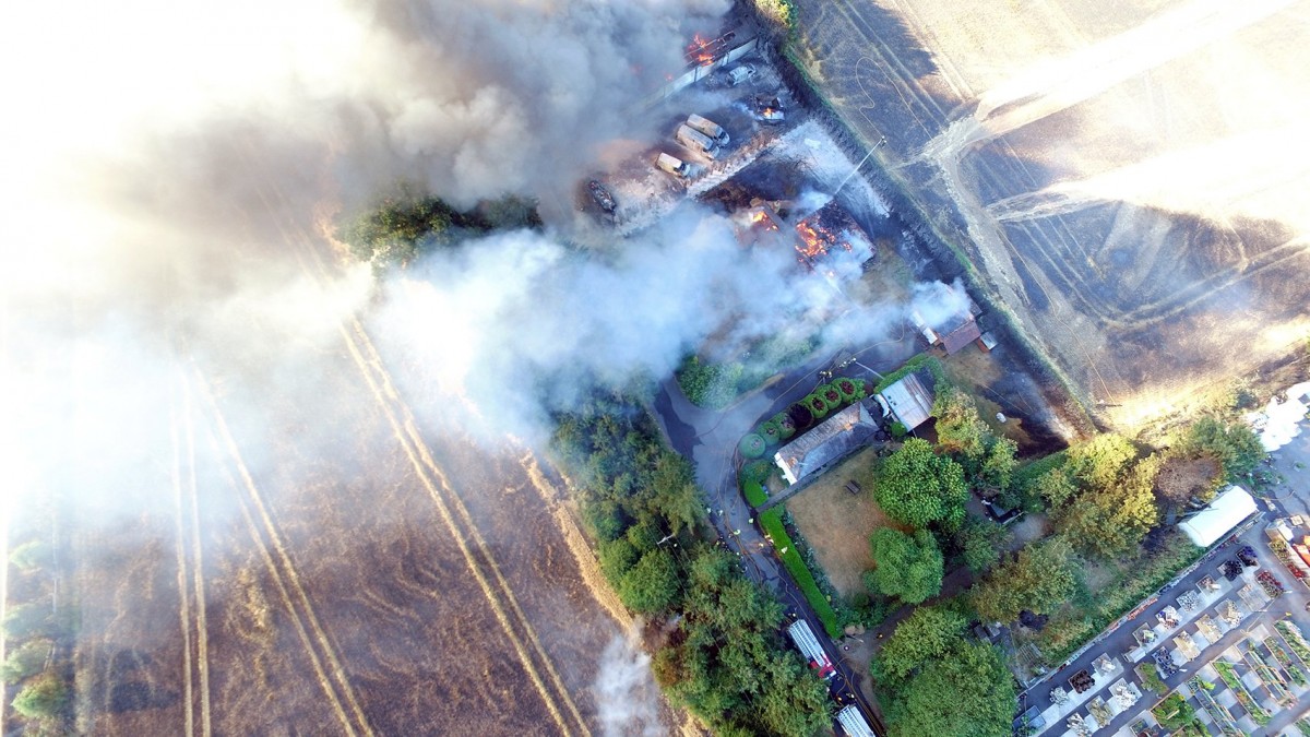 Little Marlow fire – *updated* with video footage