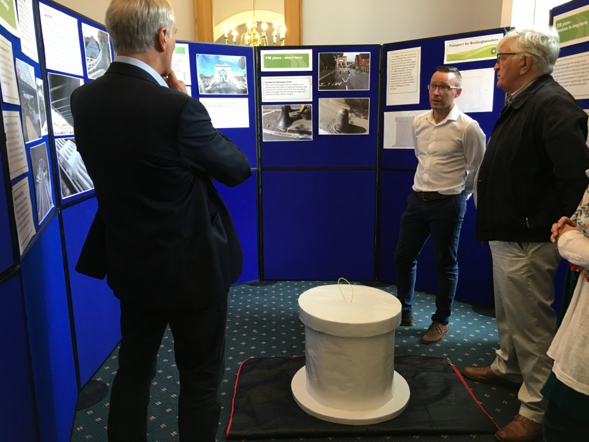 Marlow Bridge – feedback from today’s exhibition