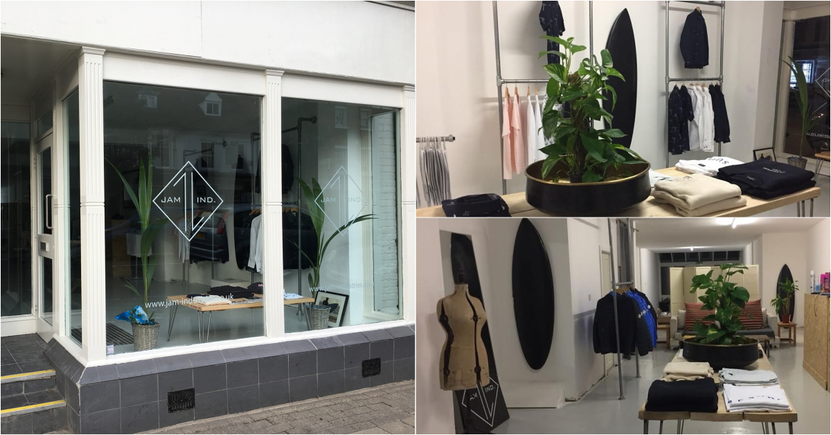Jam Industries – new pop-up shop in the old Wimpy location