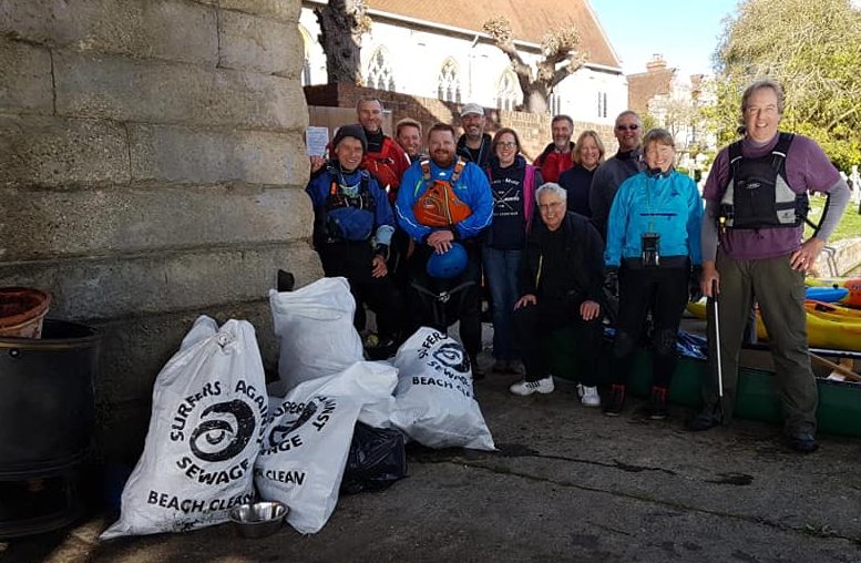 A cleaner river, thanks to Marlow Canoe Club!