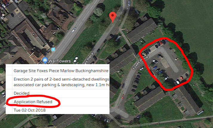 Foxes Piece – Planning Application Refused