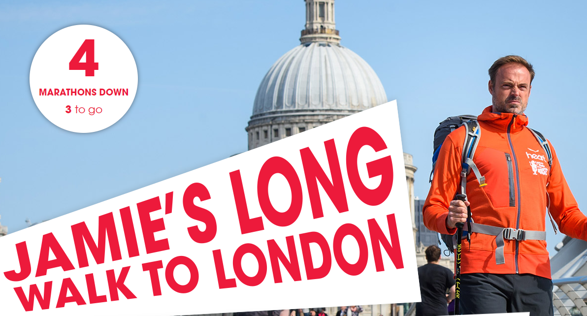 Jamie Theakston’s “Long Walk to London” visits Marlow