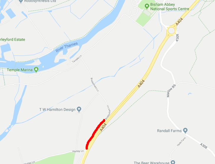Roadworks: A404 Bisham Bridleway