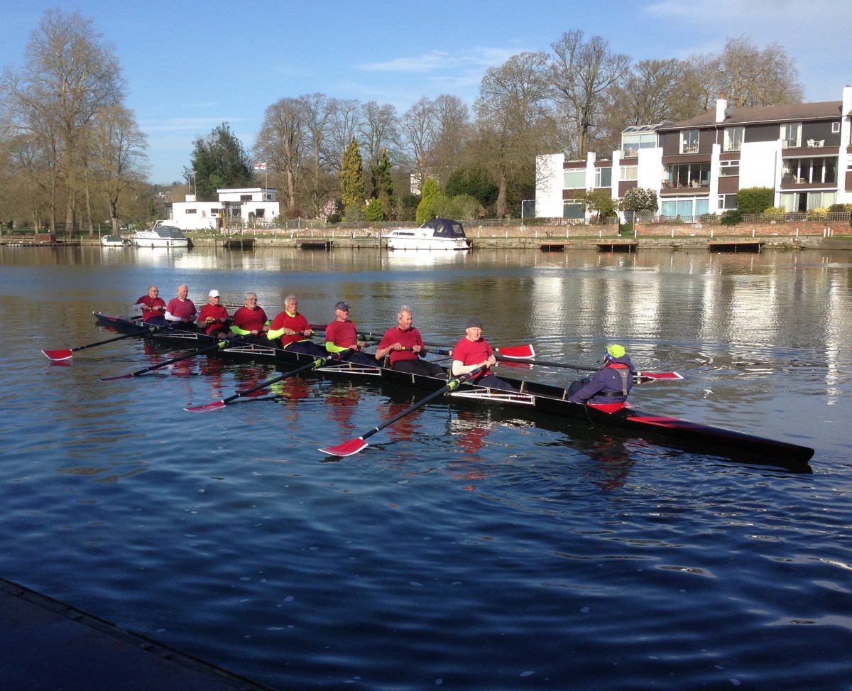 Marlow Rowing Clubs young at heart crew!