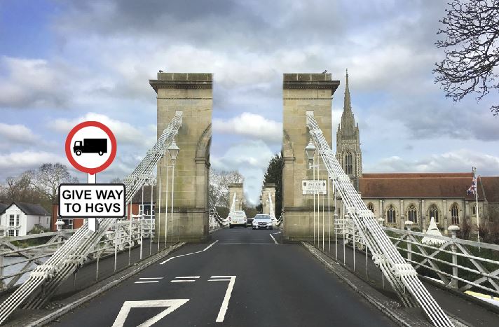 No-deal Brexit could see HGVs on Marlow Bridge