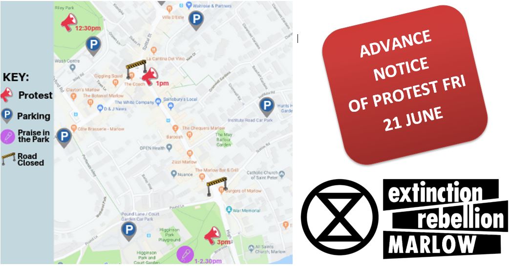 *FULL STORY* Protests in Marlow on Friday – what, where and why?