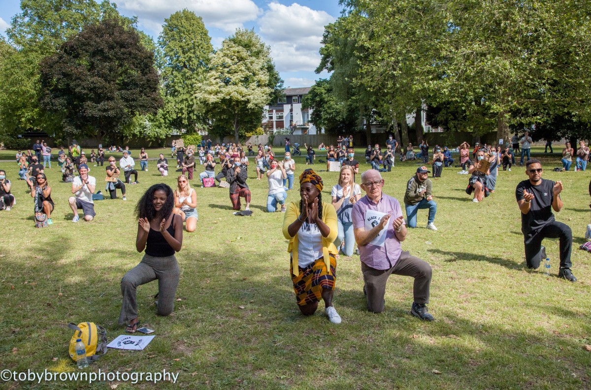 *GALLERY* Hundreds gather in Marlow for second Black Lives Matter protest.
