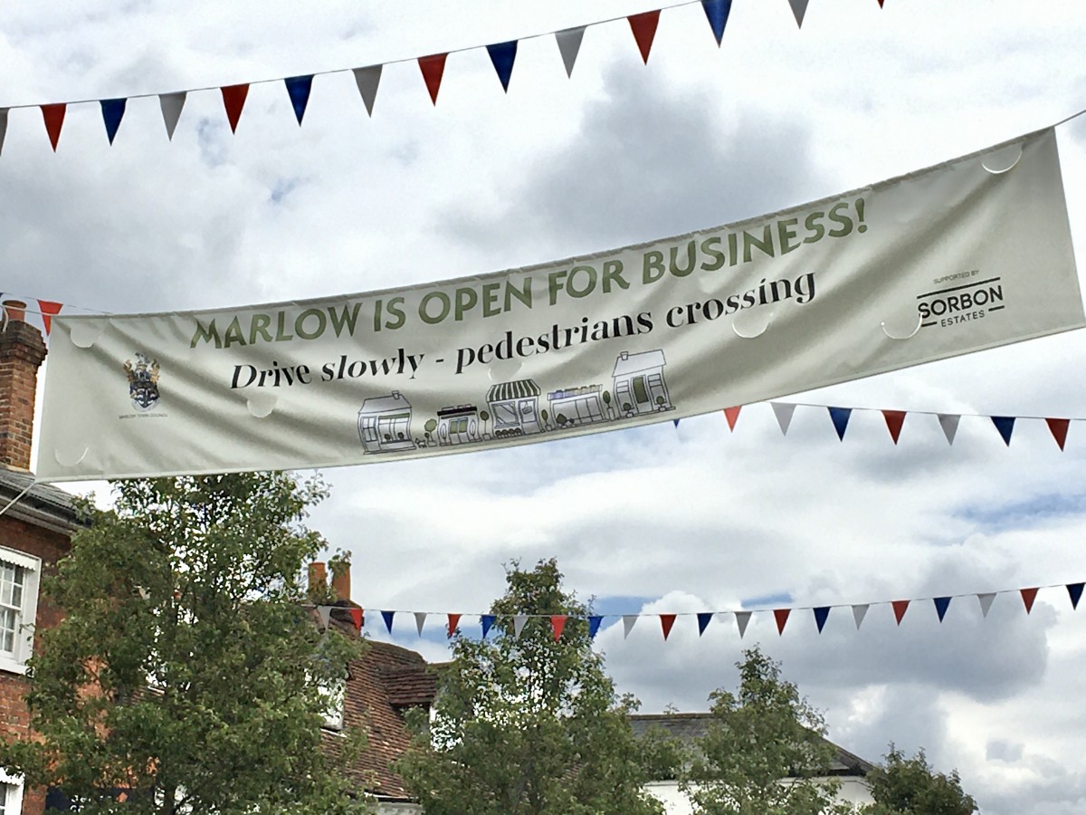 Marlow starts to open up for business again…