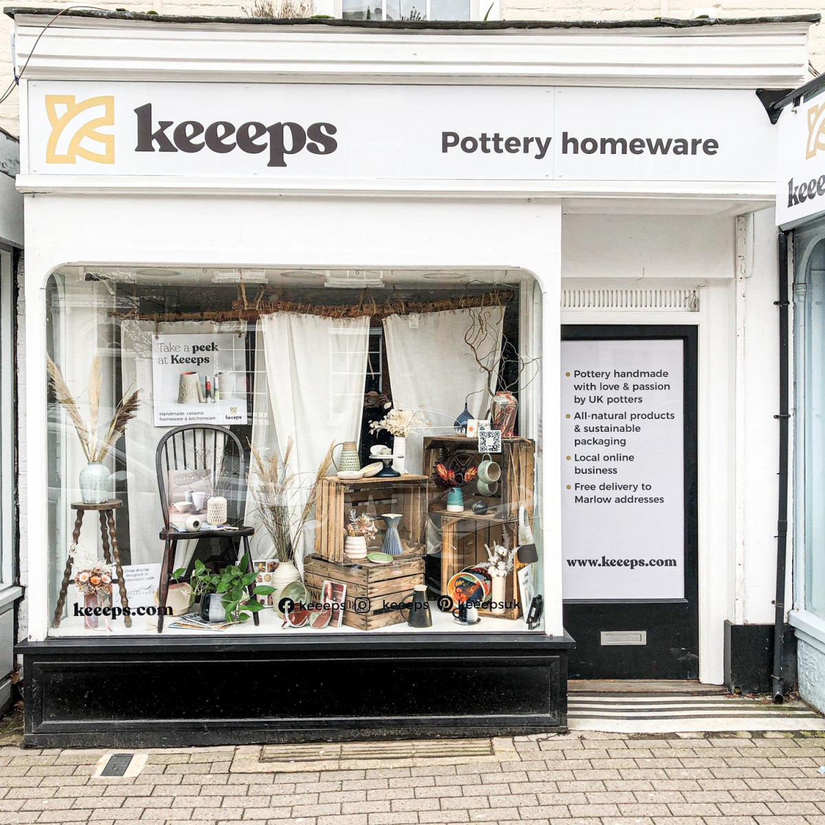 A window of pottery pops up in Marlow High Street