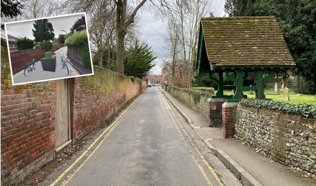 Proposed “quietway” trial on Trinity Road