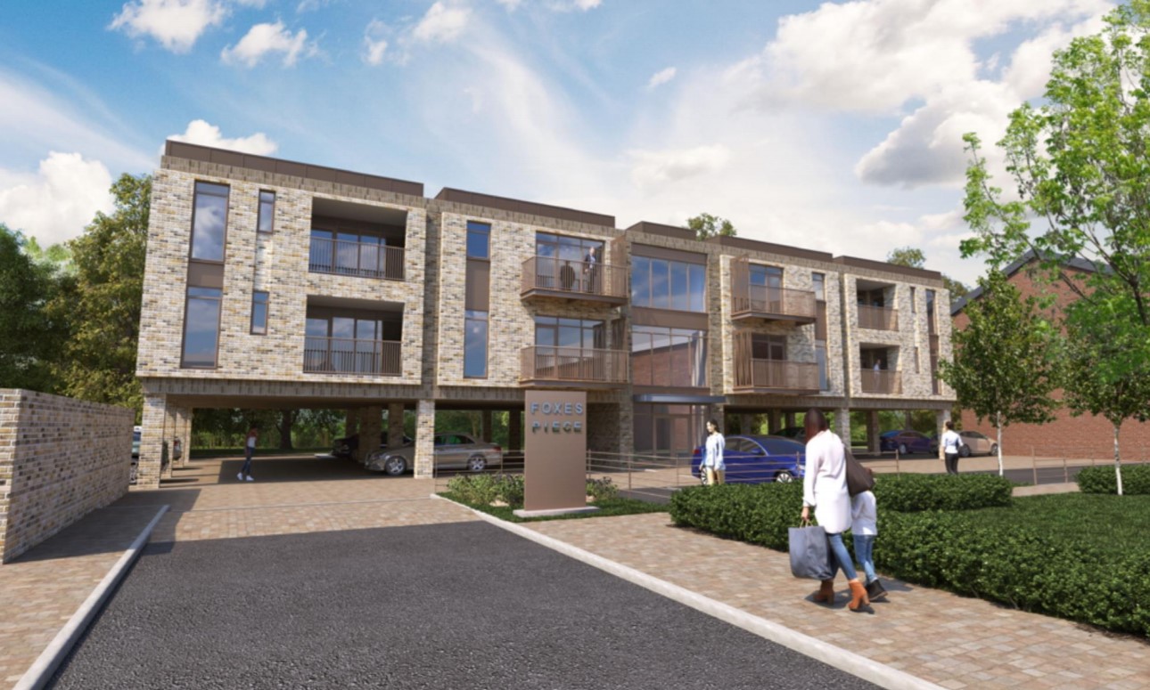 New housing plans for Foxes Piece site.
