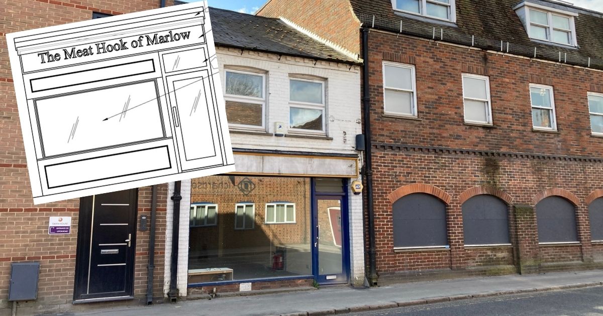 Plans for a new butchers shop on Chapel Street
