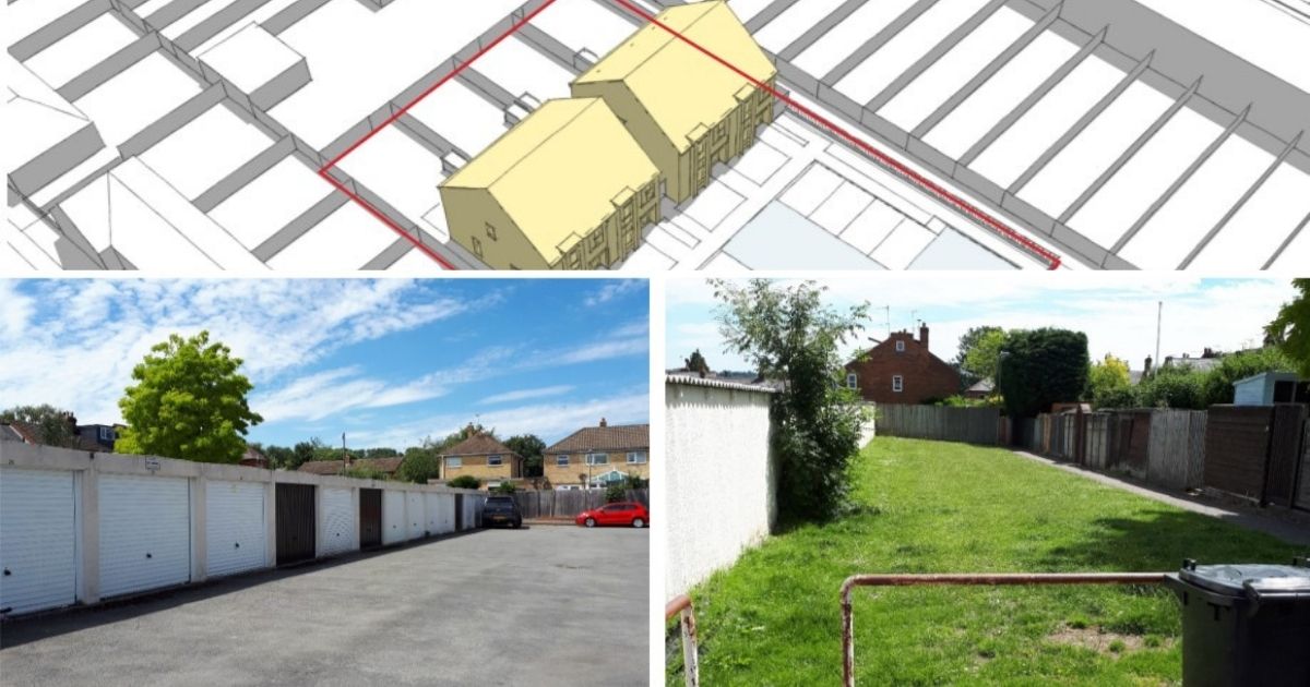 *REFUSED* Development of Garage Site, Marefield Road