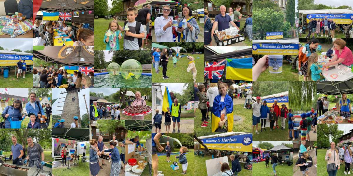 Event held to welcome Ukrainian families to Marlow