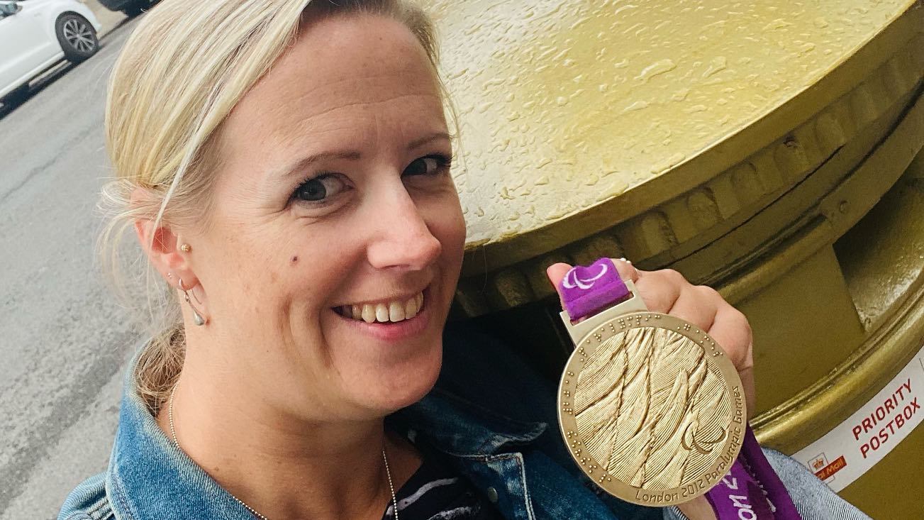Celebrating 10 years of a gold medal and a gold postbox!