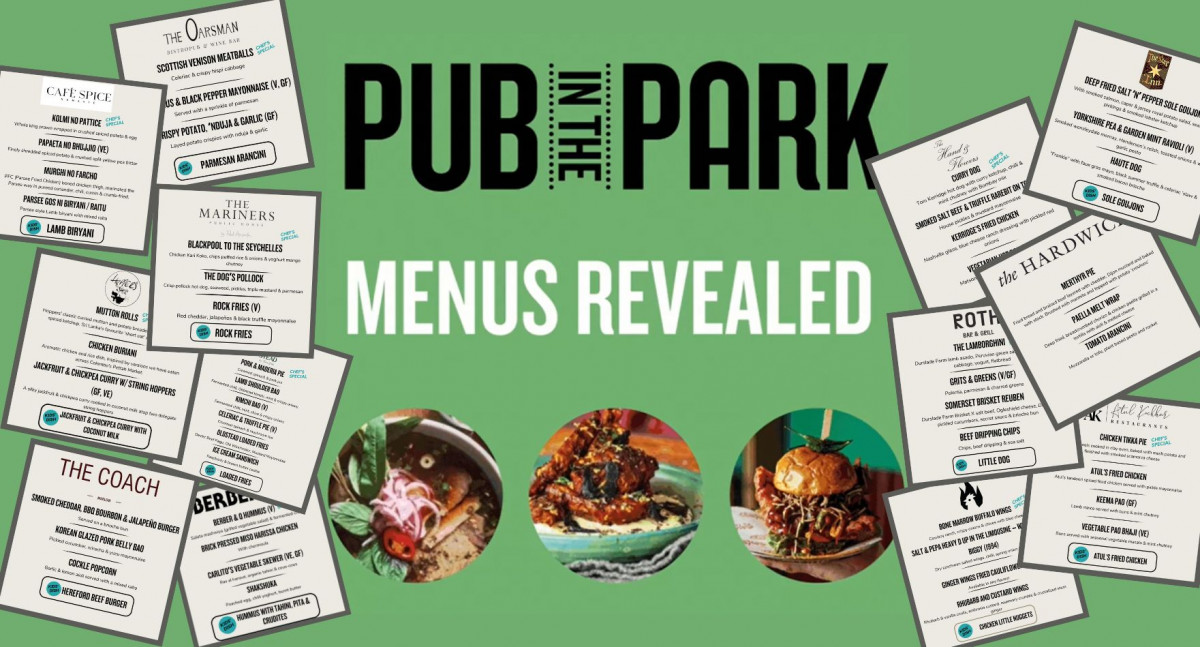 Pub in the Park – Marlow Menus announced!