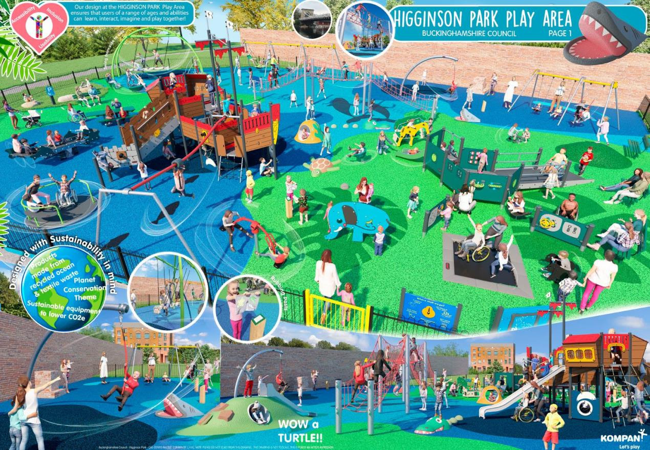 Installation set to begin on new play area in Higginson Park