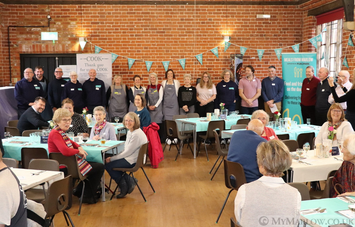 COOK hosts lunch to celebrate Meals from Marlow