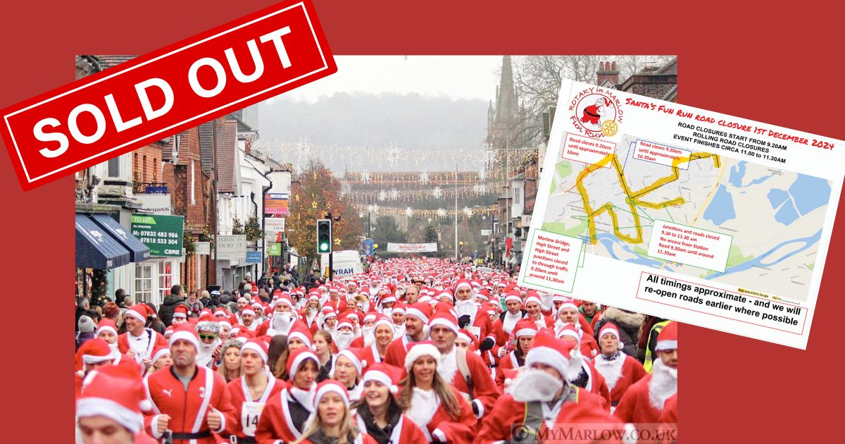 Santa Fun Run, Sun 1st Dec- Road Closures