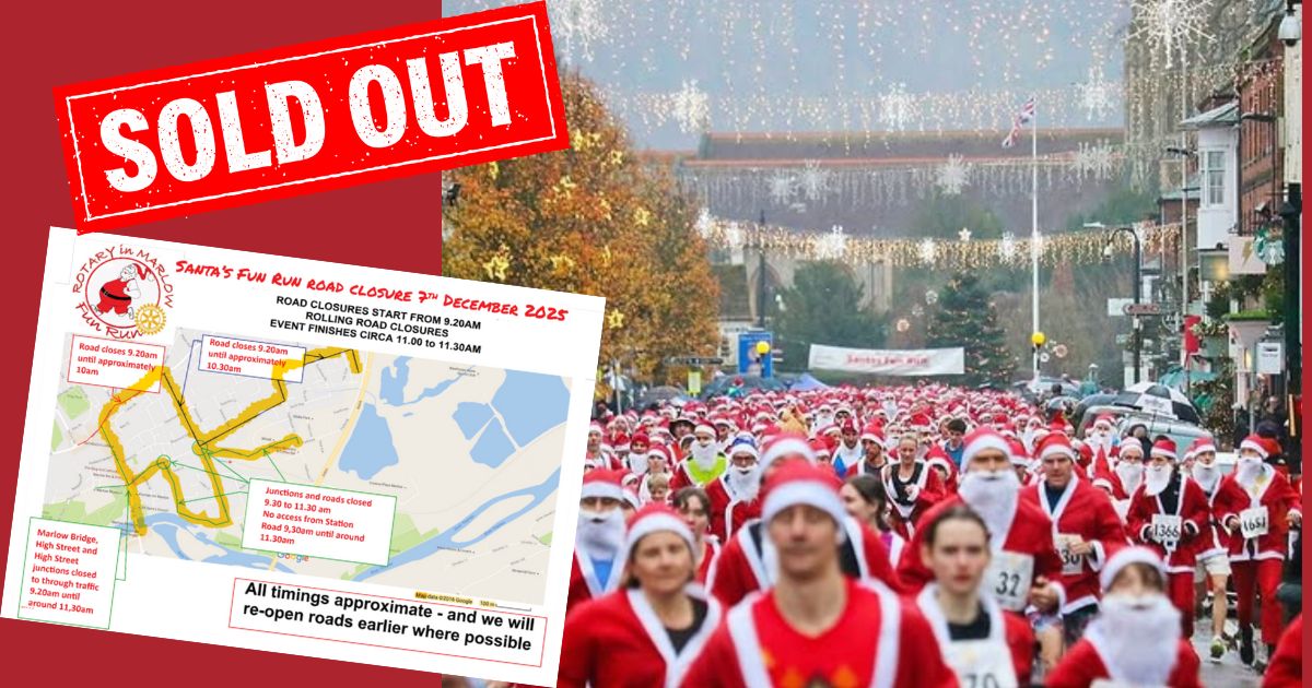 Santas Fun Run – Road closures